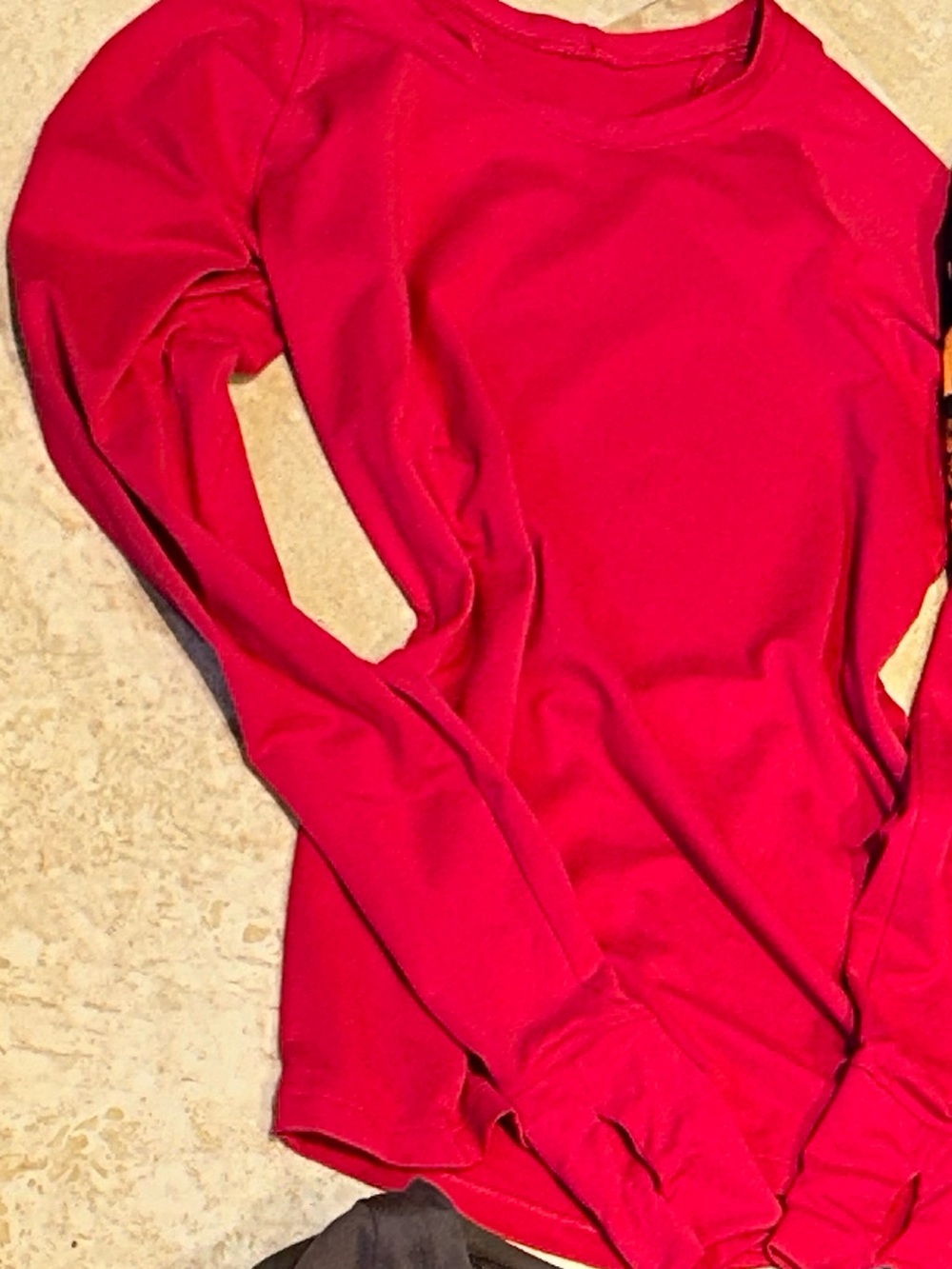 Fleo Lipstick Red Foundation Full length long sleeve medium discontinued color